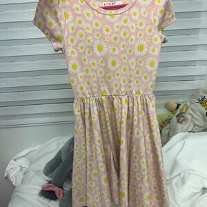 Pink Floral Kids Dress